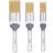 Harris Seriously Good Woodwork Stain & Varnish Brush Pack 3