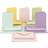 Creativ Company Cards and Envelopes, card size 10,5x15 cm, envelope size 11,5x16,5 cm, 110 220 g, pastel colours, 50 set/ 1 pack