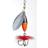 Myran Wipp Spinnare 5 g Silver Orange/Svart