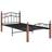 vidaXL Bed Frame Metal Solid 90cm Sängram 100x200cm