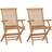 vidaXL 315443 2-pack Havestol
