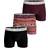 Björn Borg Essential Boxer 3-pack - Red/Black