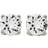 Edblad Leonore Studs - Silver/Transparent