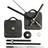 Creative Creativ Company 13003 Wall Clock (AA, 1.5 V, Black, 55 mm, 15 mm, 55 mm)