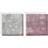 Vivi Gade Dekorationsfolie og design limark, ark 15x15 cm, sølv, rosa, blomster, 4ark