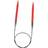 Knitpro Trendz Rundpinde Akryl 60cm 12,00mm 23.6in US17 Red