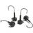 Lunker City Ned Head Black (3-pack) 10gr, 2/0