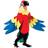 Bristol Novelty Adult Parrot Costume