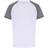 Tridri Contrast Sleeve Performance T-shirt Men - White/Black Melange