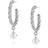 Caroline Svedbom Elena Earrings - Silver/Pearl