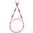 Knitpro SmartStix Rundsticka Aluminium 100cm Pink 4,00mm