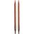Knitpro Ginger Korte Udskiftelige Rundpinde Birk 10cm 6,50mm