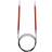 Knitpro Zing Rundpinde Aluminium 80cm 5,00mm 31.5in US8 Ruby