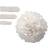 Happy Moments Papirpomponer diameter 20 24 30 cm 14 gram hvid 3 stk