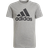 Adidas Boy's Essentials T-shirt - Medium Grey Heather/Black (HE9281)