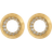 Edblad Zinnia Studs - Gold/Transparent