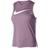 Nike Dri-Fit Swoosh Run Tank Top Women - Amethyst Smoke/White