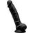 Silexd Dual Density Black Dildo 18 cm