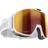 Bliz Split Nano Optics Ski Goggles - Matt White/Brown Red Multi