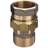 VIEGA 1" Union muffe/nippel Rødgods Silicium Bronze