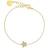 Edblad Vega Bracelet - Gold/Transparent