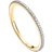 Monica Vinader Skinny Eternity Ring - Gold/Diamonds