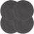 vidaXL Plain Place Mat Grey