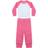 Larkwood Childrens Pyjamas - Candyfloss Pink White