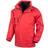 Result Core Mens Printable 3-In-1 Transit Jacket - Bleu/Rouge/Noir