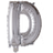 Globos Folie ballon BOGSTAVER SØLV, 41 cm D