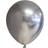 Krom Sølv Ballon Metallisk