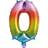 Globos Talballon 41 cm Regnbue