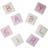 Anniversary House Baby Girl Blocks Sugarcraft Toppers, SF400