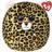 TY Livvie Leopard Squish-A-Boo 14" 0008421392216