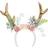 Boland Reindeer Horn with Flower Diadem