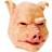 Bristol Novelty Unisex Horror Pig Latex Head Mask (One Size) (Pink)