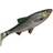 Savage Gear 4D River Roach Shad 18cm-Green Silver UV