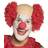 Boland paryk Clown Baldy polyester rød