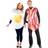 Amscan Bacon & Egg Breakfast Couple Costume Set