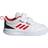 adidas Infant Tensaur - Cloud White/Vivid Red/Core Black