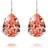 Caroline Svedbom Mini Drop Clasp Earrings - Silver/Rose Peach