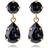 Caroline Svedbom Mini Drop Earrings - Gold/Graphite