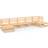 vidaXL 3076074 Loungeset, 2 Bord inkl. 5 Soffor