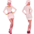 Th3 Party Dog Costume for Adults Pink