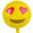 Globos Emoji hjerter folie ballon