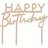 Ginger Ray Happy Birthday Tårtdekoration