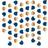 Folat Loftsguirlander True Blue