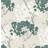 Fresco Lykke Tree Dark Green Wallpaper