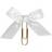 Creativ Company Gem med Rosett Vit 40x70 mm 5 st