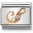 Nomination Composable Classic Link Letter S - Silver/Rose Gold/Transparent